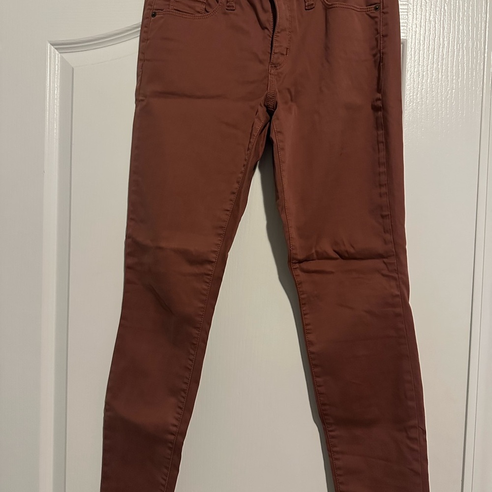 Universal Thread Women's High Rise Jeans in Rust